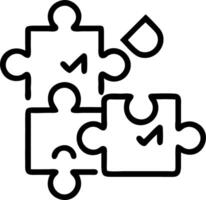 Puzzle pieces with motivational quotes isolated on white background Set A vector