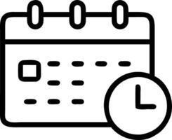 Professional setting reminders on a digital calendar Set 2 vector