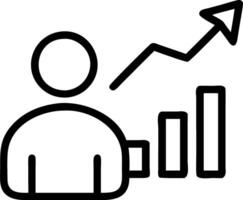 Professional presenting growth strategies to clients Set 7 vector