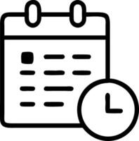 Professional setting reminders on digital calendar Set 2 vector