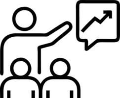 Professional presenting growth strategies to clients Set 10 vector
