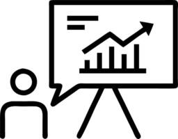 Professional presenting growth strategies to clients Set 4 vector