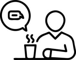 Professional enjoying coffee break in park Set 3 vector