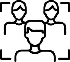 Portrait of team members using biometric scanners for secure collaboration copy space on right Set A vector