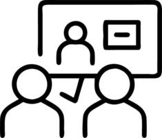 Portrait of team members using AI driven smartboards for interactive collaboration copy space on right Set A vector