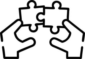 Portrait close up of hands placing the final puzzle piece celebrating team achievement copy space on bottom. Set A vector