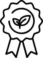 Plain yellow background with faint eco friendly certification badge icon in center Set A vector