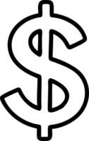 Plain white background with green dollar sign in center Set A vector