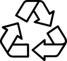 Plain white background with green recycling symbol in corner for eco friendly message Set A vector