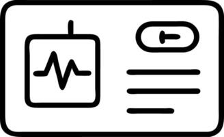 Plain white background with electronic health records Set A vector