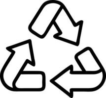 Plain blue background with recyclable icon in white Set A vector