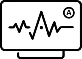 Plain blue background with AI powered health monitor Set A vector