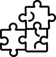 Plain background with puzzle pieces forming team logo copy space on right. Set A vector