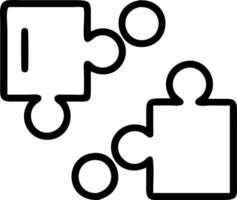 Plain background with minimalist puzzle layout copy space on right. Set A vector