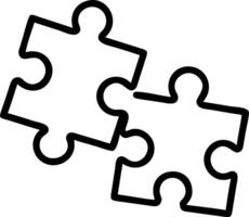 Plain background with close up of puzzle pieces being connected copy space on right. Set A vector