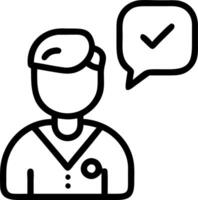 Pharmacist utilizing AI for prescription verification Set 6 vector