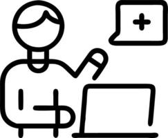 Pharmacist utilizing AI for prescription verification Set 2 vector