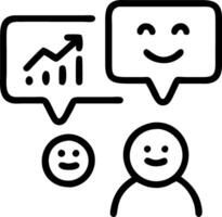 perfect store and visual appeal and customer insights Set 4 vector