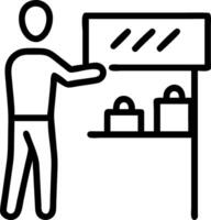 perfect store and shelf layout and signage Set 4 vector
