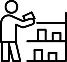 perfect store and shelf layout and optimization Set 4 vector
