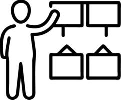 perfect store and shelf layout and signage vector