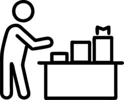 perfect store and shelf layout and impulse buys Set 3 vector