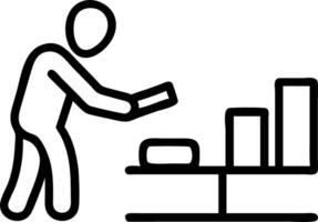 perfect store and sales strategy and shelf spacing vector