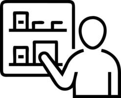 perfect store and planogram and stock levels Set 2 vector