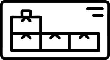 perfect store and planogram and stock levels Set 4 vector