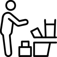perfect store and planogram and impulse buys Set 4 vector