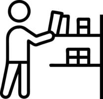 perfect store and merchandising and shelf spacing vector