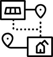 perfect store and display and traffic patterns Set 4 vector