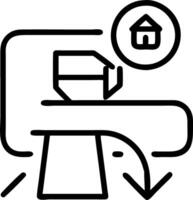 perfect store and customer flow and traffic patterns Set 2 vector
