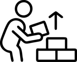 perfect store and customer flow and stock levels vector