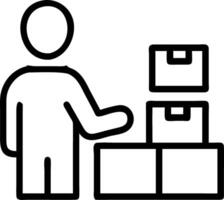 perfect store and customer flow and stock levels Set 4 vector