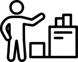 perfect store and customer flow and stock levels Set 3 vector