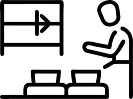 perfect store and customer flow and shelf spacing Set 4 vector
