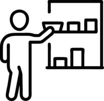 perfect store and customer flow and shelf spacing vector
