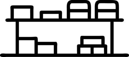 perfect store and branding and stock levels Set 4 vector