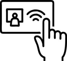 pandemic driven shifts and contactless tech and innovation Set 25 vector