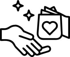 New Year charity event Set A2 vector