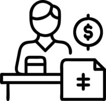 Medical cost manager evaluating insurance claims on soft abstract background Set A vector