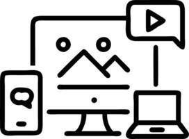Marketing team designing social media content bokeh digital art background copy space on right vector