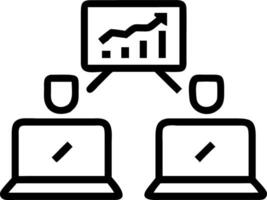 Marketing team using analytics dashboards plain background copy space on top vector