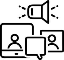 Marketing team creating digital content on tablets soft abstract background copy space on right vector