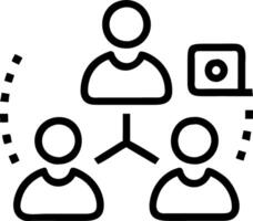 Marketing team collaborating on influencer campaigns bokeh digital art background copy space on right. Set A vector