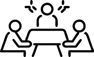 Marketing team brainstorming strategies for revenue increase Set A vector