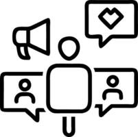 Marketing team collaborating on influencer campaigns bokeh digital art background copy space on right Set 2 vector