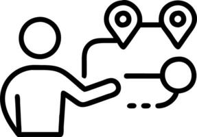 Marketing manager presenting customer journey map to stakeholders Set 11 vector