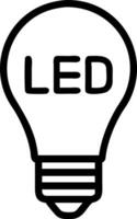 Macro shot of LED light bulb filament Set 2 vector